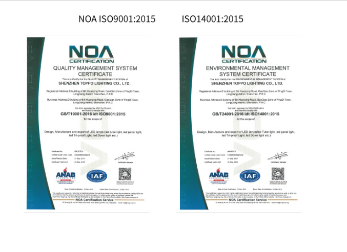 Tri-color silver frame suspension led panel light with GS